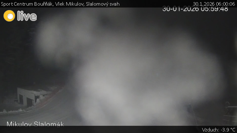 Sport Centrum Bouřňák - Vlek Mikulov, Slalomový svah - 30.1.2026 v 06:00