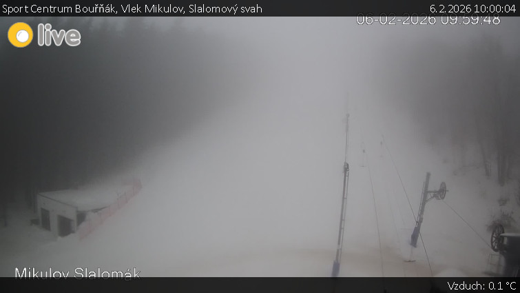 Sport Centrum Bouřňák - Vlek Mikulov, Slalomový svah - 6.2.2026 v 10:00