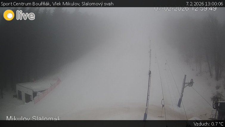 Sport Centrum Bouřňák - Vlek Mikulov, Slalomový svah - 7.2.2026 v 13:00