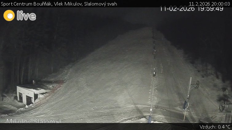 Sport Centrum Bouřňák - Vlek Mikulov, Slalomový svah - 11.2.2026 v 20:00