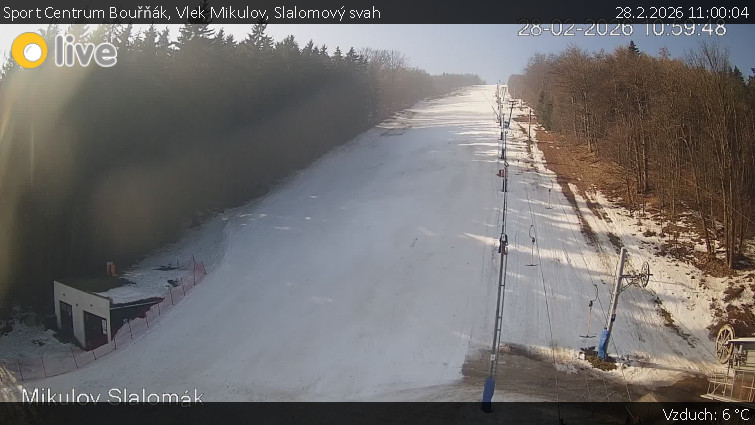 Sport Centrum Bouřňák - Vlek Mikulov, Slalomový svah - 28.2.2026 v 11:00
