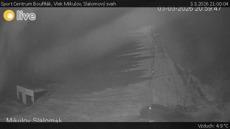 Sport Centrum Bouřňák - Vlek Mikulov, Slalomový svah - 3.3.2026 v 21:00