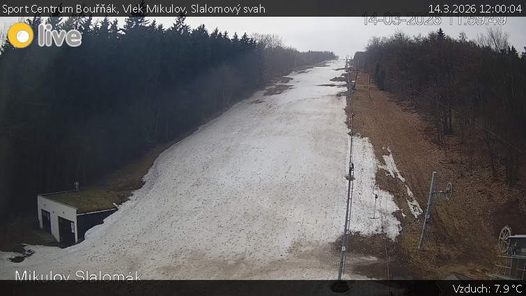 Sport Centrum Bouřňák - Vlek Mikulov, Slalomový svah - 14.3.2026 v 12:00