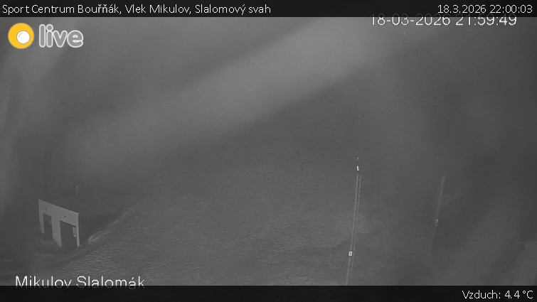 Sport Centrum Bouřňák - Vlek Mikulov, Slalomový svah - 18.3.2026 v 22:00