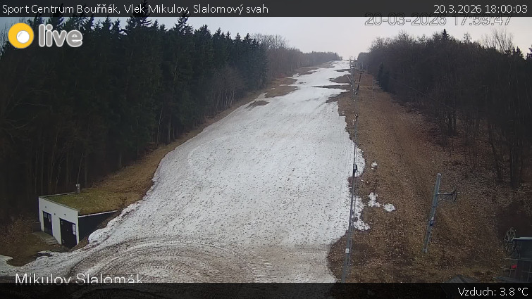Sport Centrum Bouřňák - Vlek Mikulov, Slalomový svah - 20.3.2026 v 18:00