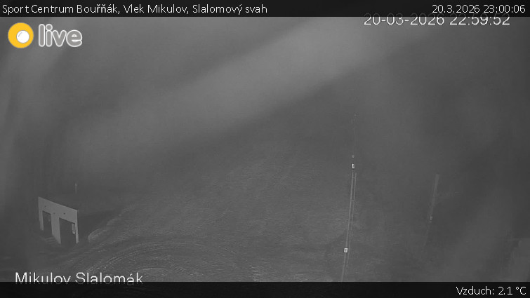 Sport Centrum Bouřňák - Vlek Mikulov, Slalomový svah - 20.3.2026 v 23:00
