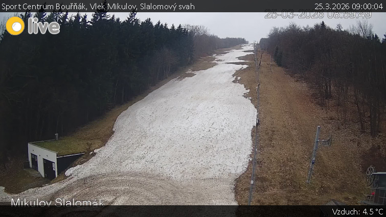 Sport Centrum Bouřňák - Vlek Mikulov, Slalomový svah - 25.3.2026 v 09:00
