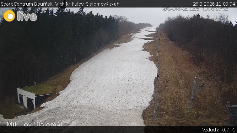 Sport Centrum Bouřňák - Vlek Mikulov, Slalomový svah - 26.3.2026 v 11:00