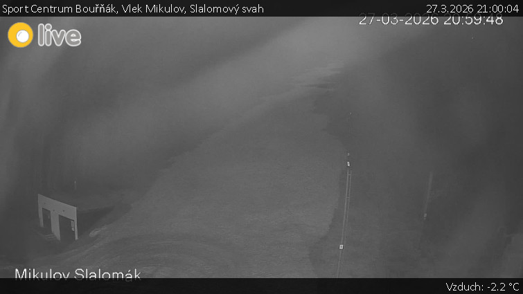 Sport Centrum Bouřňák - Vlek Mikulov, Slalomový svah - 27.3.2026 v 21:00