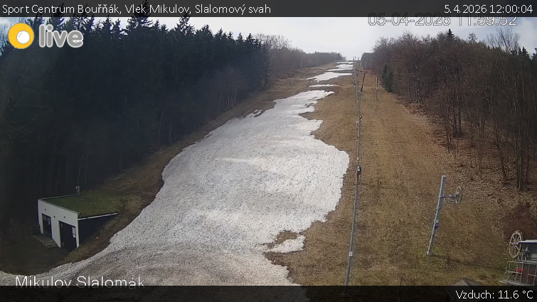 Sport Centrum Bouřňák - Vlek Mikulov, Slalomový svah - 5.4.2026 v 12:00