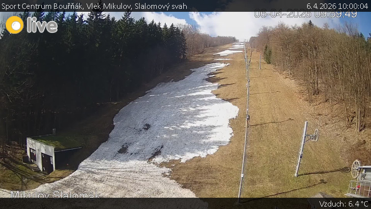 Sport Centrum Bouřňák - Vlek Mikulov, Slalomový svah - 6.4.2026 v 10:00