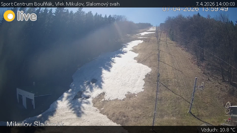 Sport Centrum Bouřňák - Vlek Mikulov, Slalomový svah - 7.4.2026 v 14:00