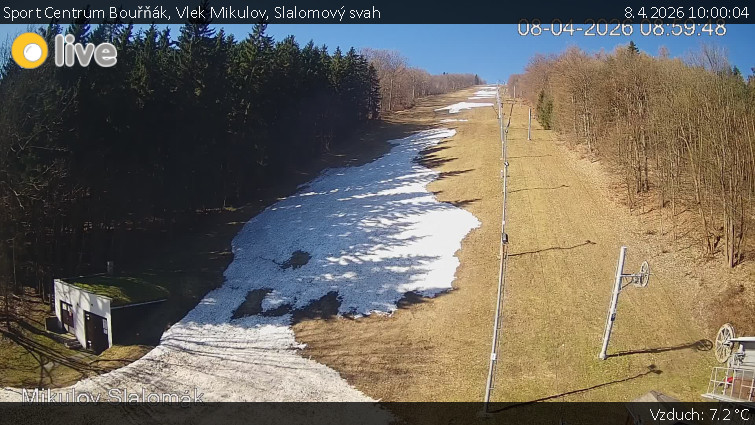Sport Centrum Bouřňák - Vlek Mikulov, Slalomový svah - 8.4.2026 v 10:00