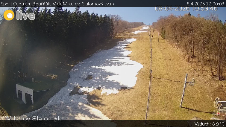 Sport Centrum Bouřňák - Vlek Mikulov, Slalomový svah - 8.4.2026 v 12:00