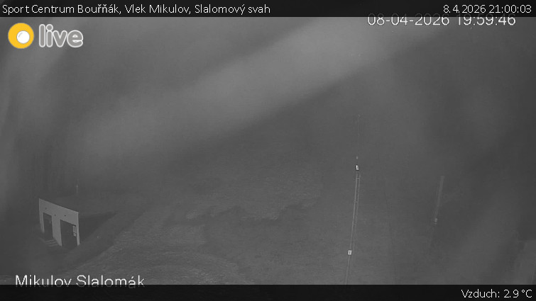 Sport Centrum Bouřňák - Vlek Mikulov, Slalomový svah - 8.4.2026 v 21:00