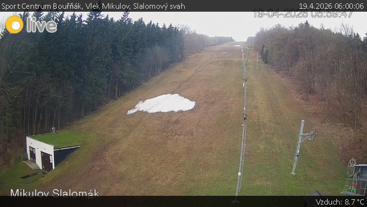 Sport Centrum Bouřňák - Vlek Mikulov, Slalomový svah - 19.4.2026 v 06:00