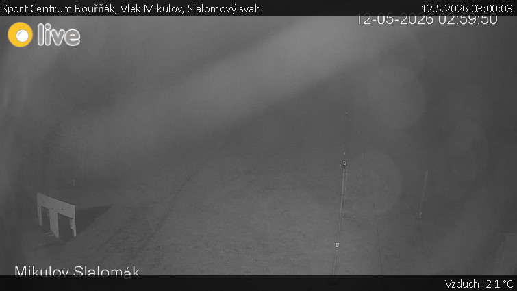 Sport Centrum Bouřňák - Vlek Mikulov, Slalomový svah - 12.5.2026 v 03:00
