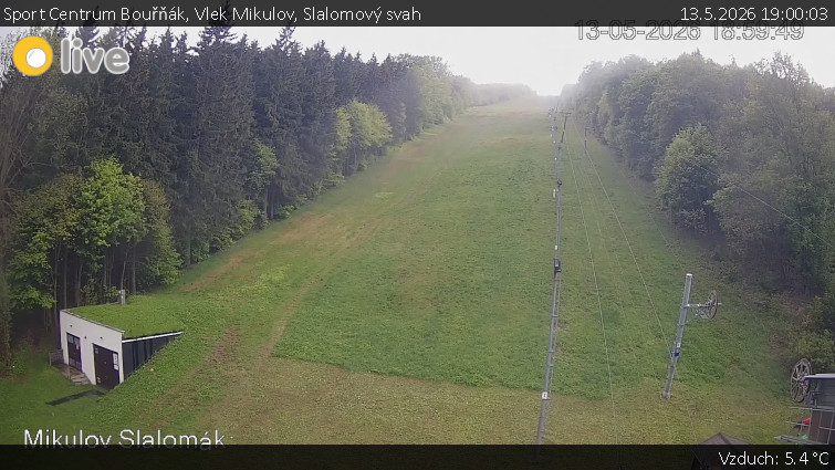 Sport Centrum Bouřňák - Vlek Mikulov, Slalomový svah - 13.5.2026 v 19:00