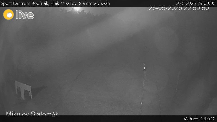 Sport Centrum Bouřňák - Vlek Mikulov, Slalomový svah - 26.5.2026 v 23:00