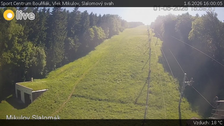 Sport Centrum Bouřňák - Vlek Mikulov, Slalomový svah - 1.6.2026 v 16:00