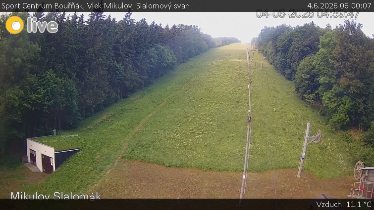 Sport Centrum Bouřňák - Vlek Mikulov, Slalomový svah - 4.6.2026 v 06:00