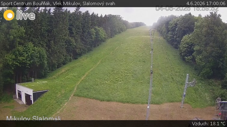 Sport Centrum Bouřňák - Vlek Mikulov, Slalomový svah - 4.6.2026 v 17:00