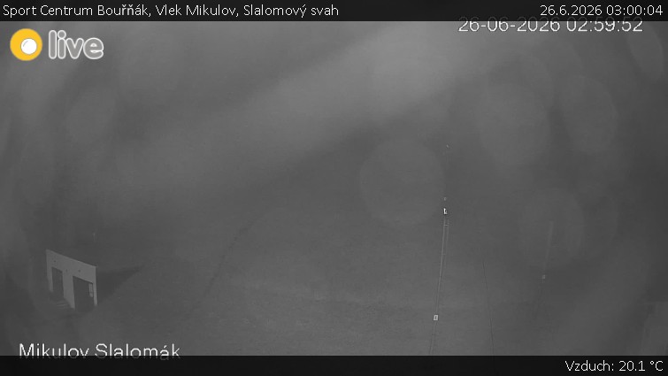 Sport Centrum Bouřňák - Vlek Mikulov, Slalomový svah - 26.6.2026 v 03:00