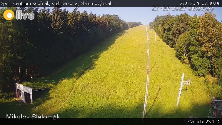 Sport Centrum Bouřňák - Vlek Mikulov, Slalomový svah - 27.6.2026 v 07:00