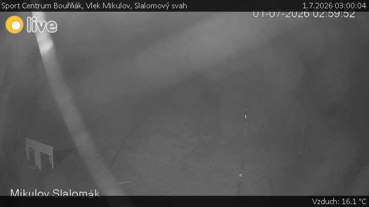 Sport Centrum Bouřňák - Vlek Mikulov, Slalomový svah - 1.7.2026 v 03:00