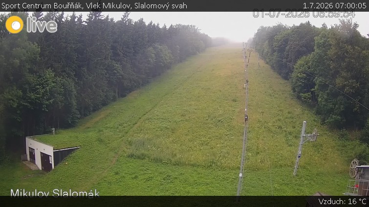 Sport Centrum Bouřňák - Vlek Mikulov, Slalomový svah - 1.7.2026 v 07:00