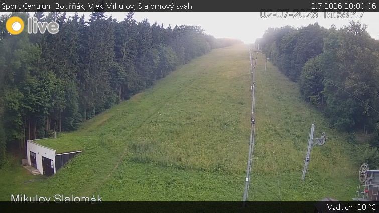 Sport Centrum Bouřňák - Vlek Mikulov, Slalomový svah - 2.7.2026 v 20:00