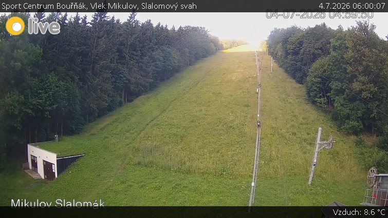 Sport Centrum Bouřňák - Vlek Mikulov, Slalomový svah - 4.7.2026 v 06:00