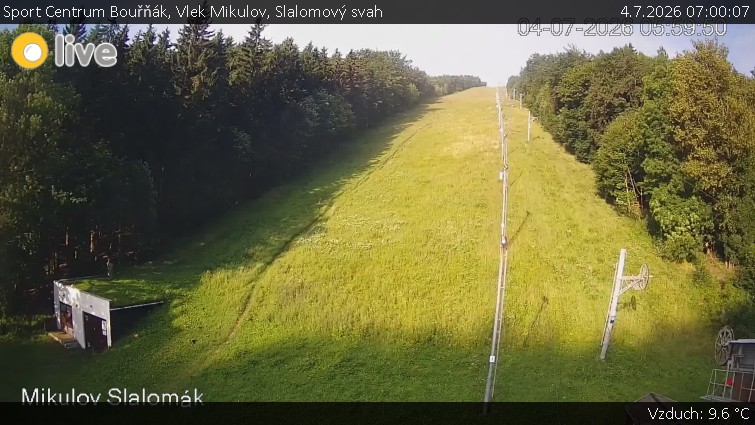 Sport Centrum Bouřňák - Vlek Mikulov, Slalomový svah - 4.7.2026 v 07:00