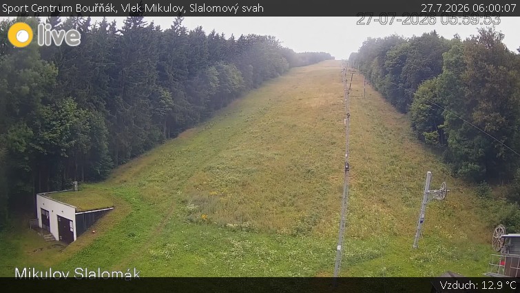 Sport Centrum Bouřňák - Vlek Mikulov, Slalomový svah - 27.7.2026 v 06:00