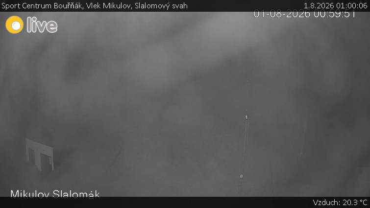 Bouřňák Sports Center - Vlek Mikulov, Slalom slope - 1.8.2026 v 01:00