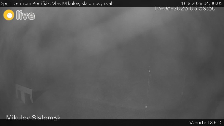 Sport Centrum Bouřňák - Vlek Mikulov, Slalomový svah - 16.8.2026 v 04:00