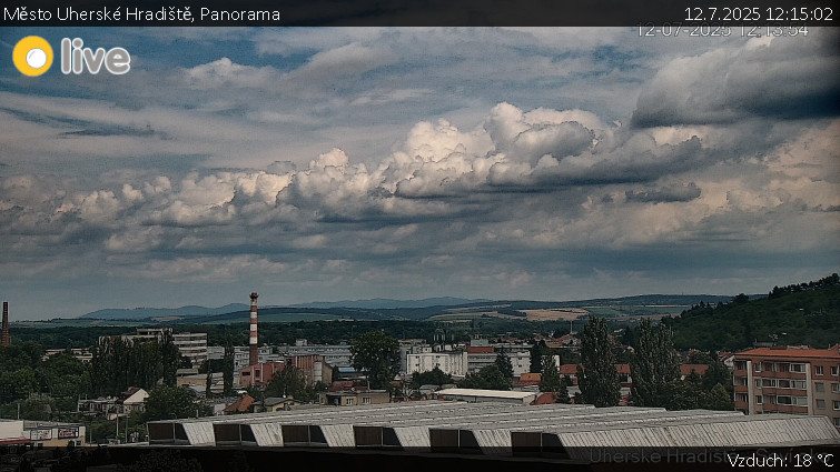 Město Uherské Hradiště - Panorama - 12.7.2025 v 12:15