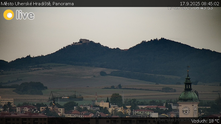 Město Uherské Hradiště - Panorama - 17.9.2025 v 08:45 Město Uherské Hradiště - Panorama - 17.9.2025 v 08:45