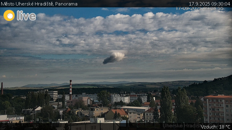 Město Uherské Hradiště - Panorama - 17.9.2025 v 09:30 Město Uherské Hradiště - Panorama - 17.9.2025 v 09:30