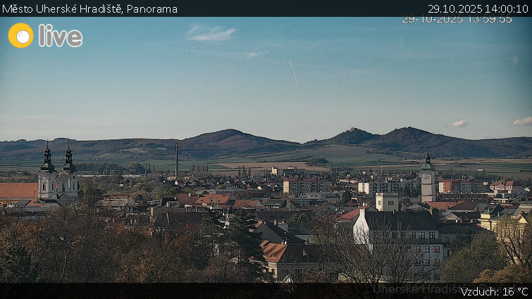 Město Uherské Hradiště - Panorama - 29.10.2025 v 14:00 Město Uherské Hradiště - Panorama - 29.10.2025 v 14:00