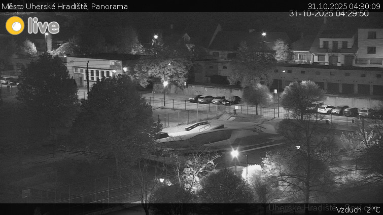 Město Uherské Hradiště - Panorama - 31.10.2025 v 04:30 Město Uherské Hradiště - Panorama - 31.10.2025 v 04:30