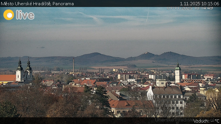 Město Uherské Hradiště - Panorama - 1.11.2025 v 10:15 Město Uherské Hradiště - Panorama - 1.11.2025 v 10:15