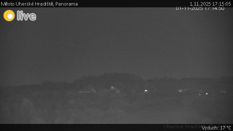 Město Uherské Hradiště - Panorama - 1.11.2025 v 17:15 Město Uherské Hradiště - Panorama - 1.11.2025 v 17:15