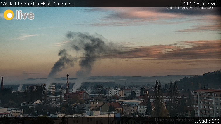 Město Uherské Hradiště - Panorama - 4.11.2025 v 07:45