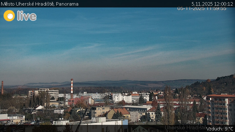 Město Uherské Hradiště - Panorama - 5.11.2025 v 12:00