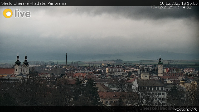 Město Uherské Hradiště - Panorama - 16.12.2025 v 13:15