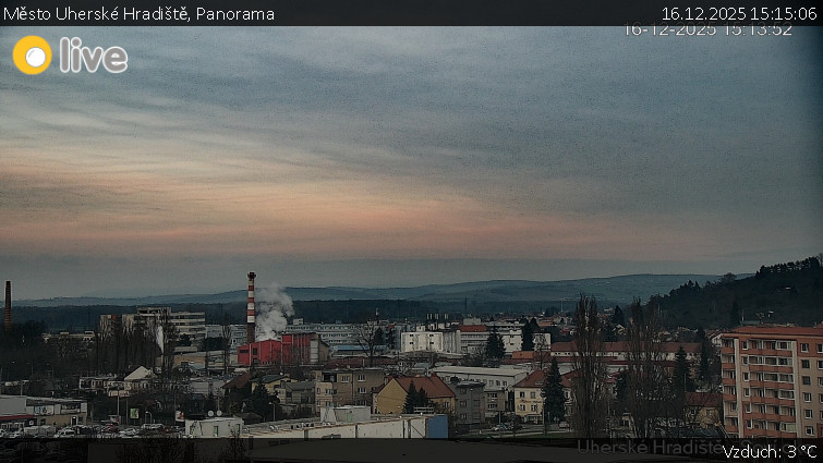 Město Uherské Hradiště - Panorama - 16.12.2025 v 15:15