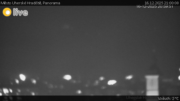 Město Uherské Hradiště - Panorama - 16.12.2025 v 21:00