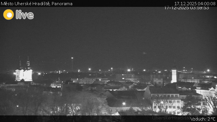 Město Uherské Hradiště - Panorama - 17.12.2025 v 04:00