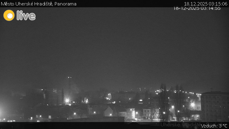 Město Uherské Hradiště - Panorama - 18.12.2025 v 03:15